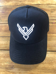 Silver Eagle Patriotic Trucker Hat With Mesh.