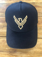 SOLD OUT Gold Eagle Patriotic Trucker Hat With Mesh.